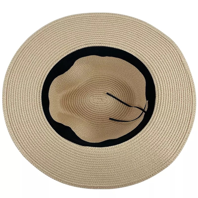 Natural straw bohemian sun hat