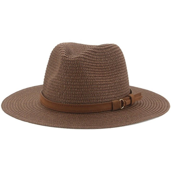 Natural straw bohemian sun hat