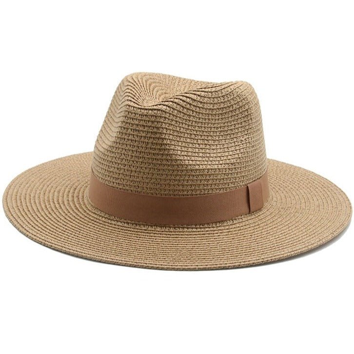 Natural straw bohemian sun hat