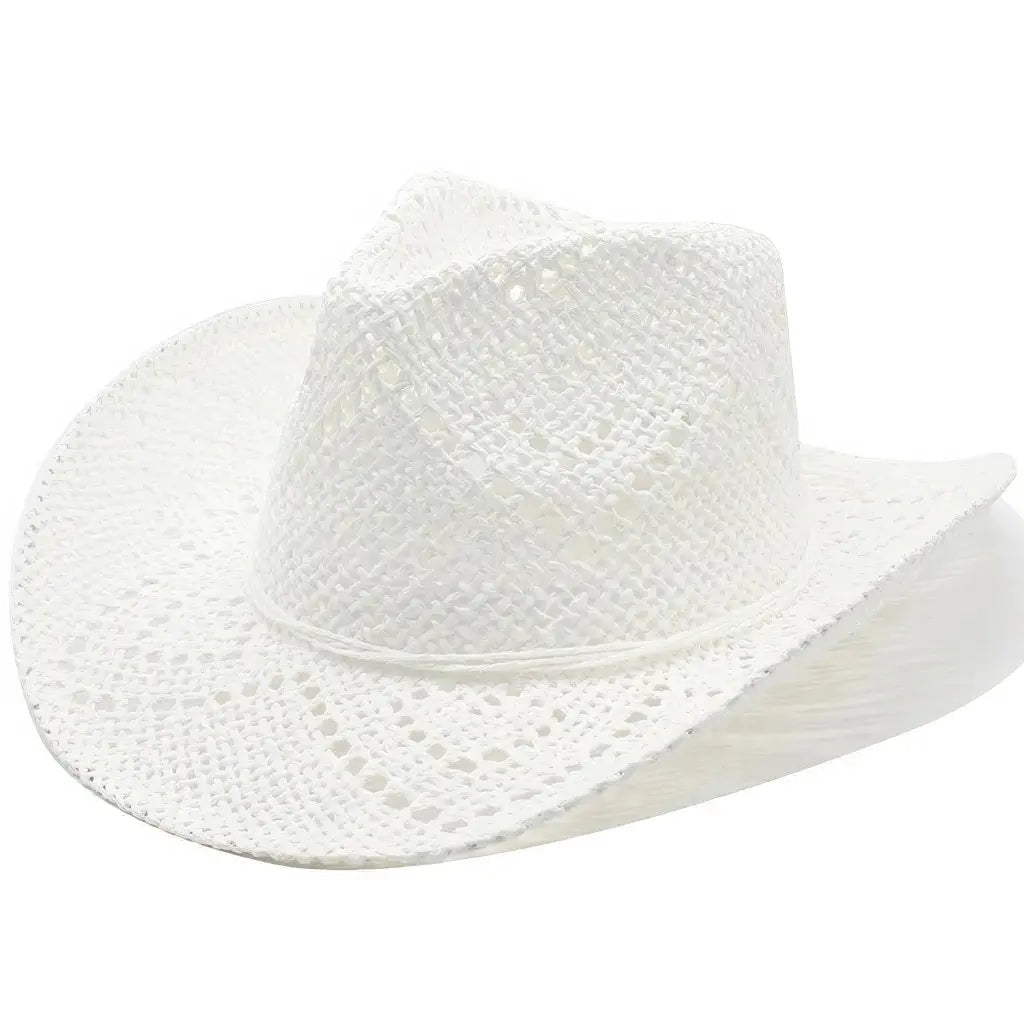 Natural Straw Bohemian Western Hat