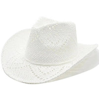 Natural Straw Bohemian Western Hat