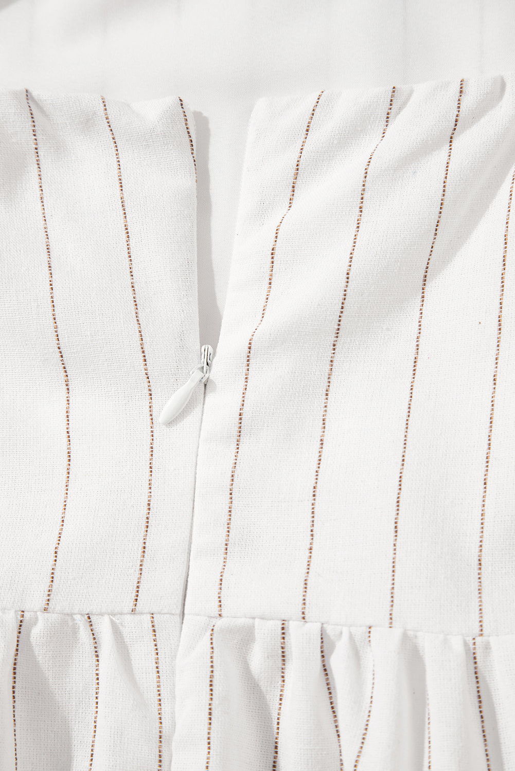 Natural tone striped maxi outfit