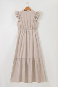 Olive Khaki Bohemian Beach Dress