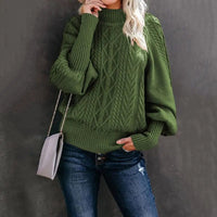 Oversized Boho Chunky Knit Sweater