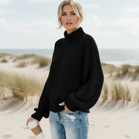 Oversized boho sweater relaxed fit