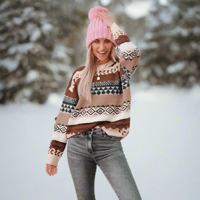 Oversized Chunky Boho Sweater Layer