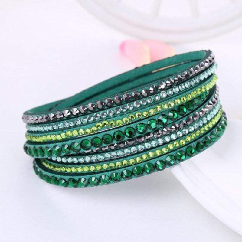 Oxidized silver bohemian cuff