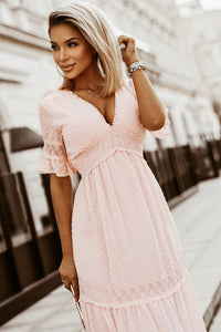 Pink Festival Maxi Dress Detail