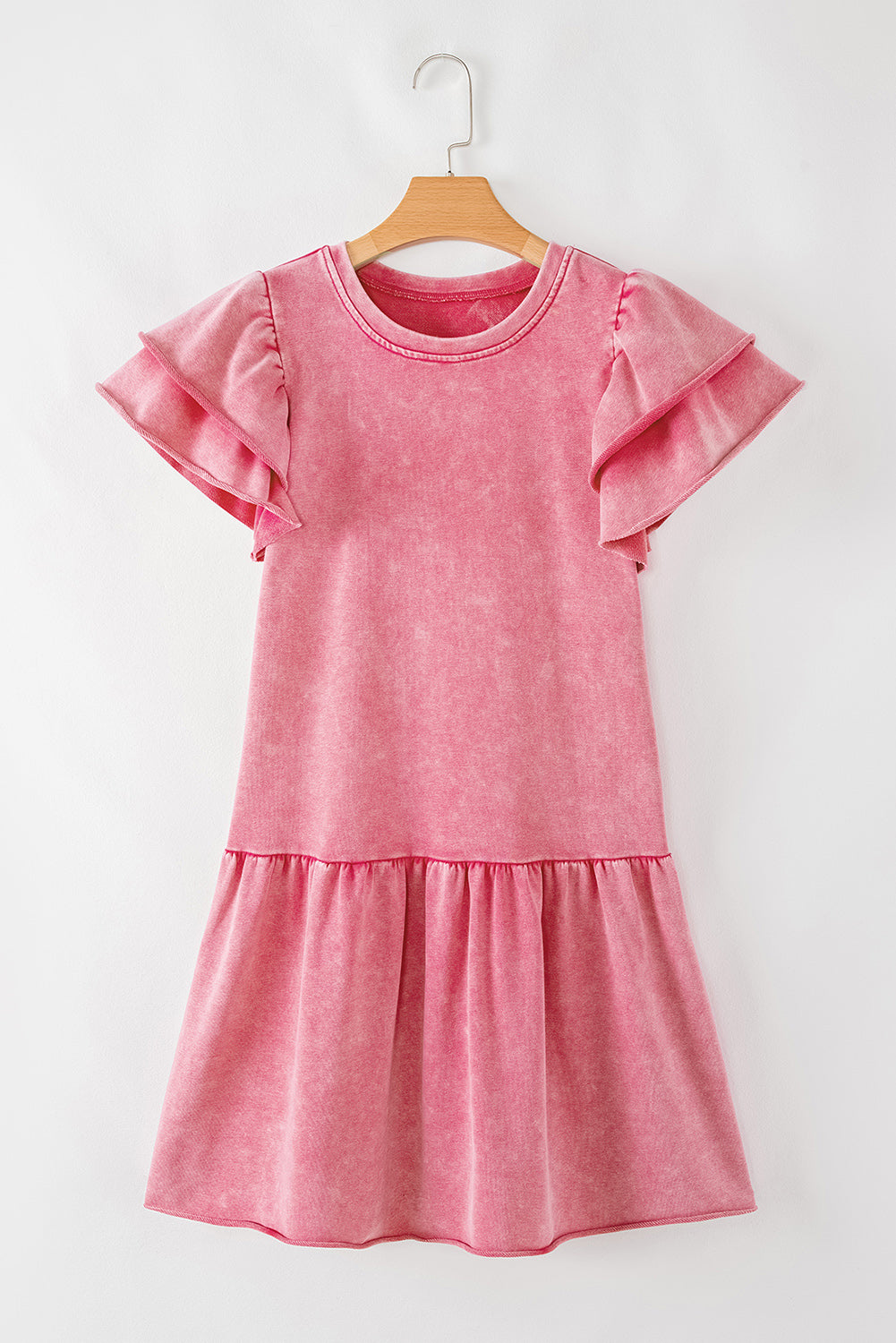 Pink Flowy Bohemian Mini Outfit