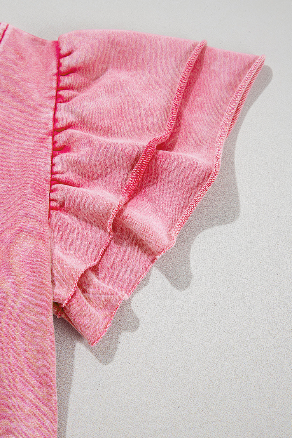 Pink Ruffle Boho Street Style