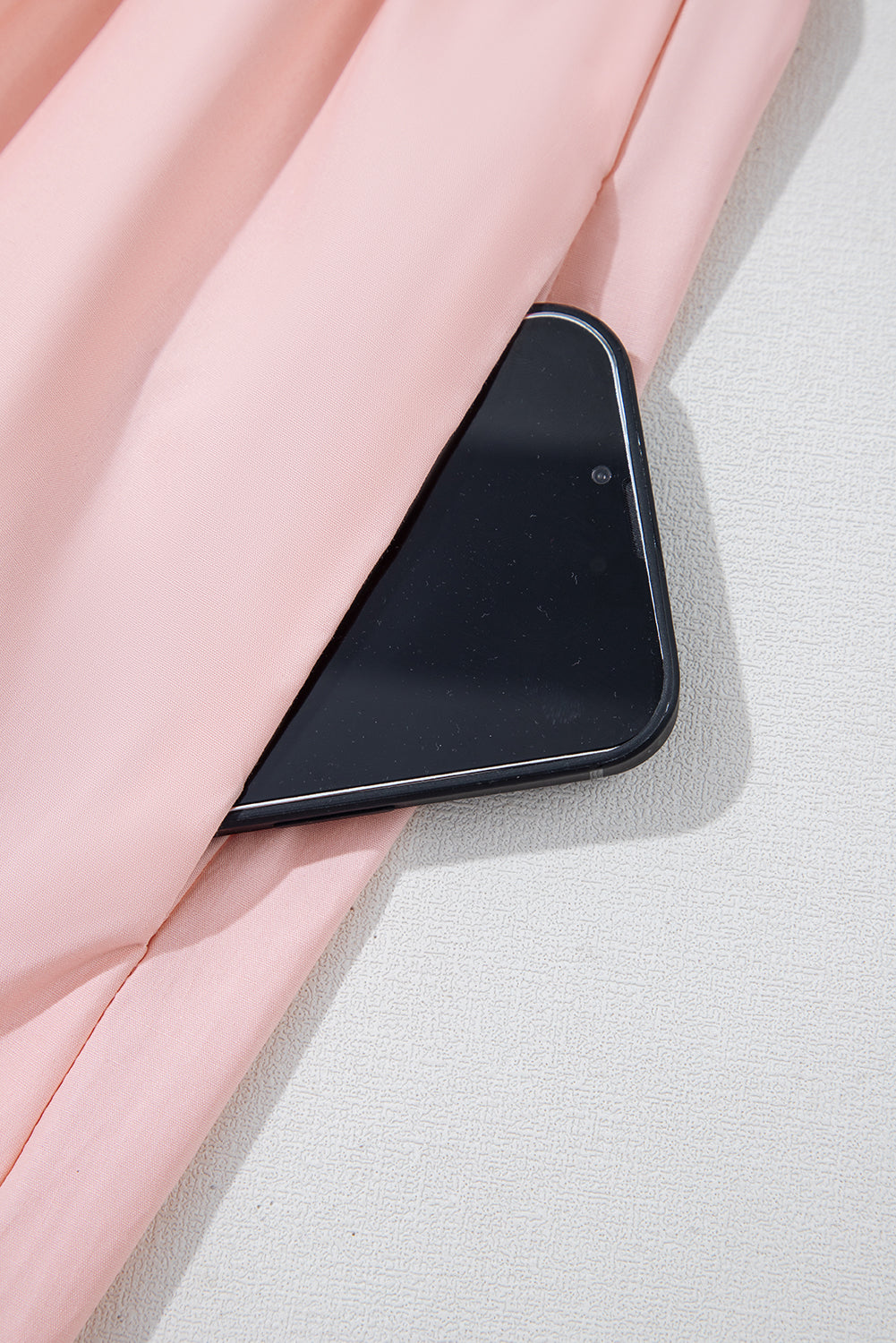 Pink ruffle maxi styling look