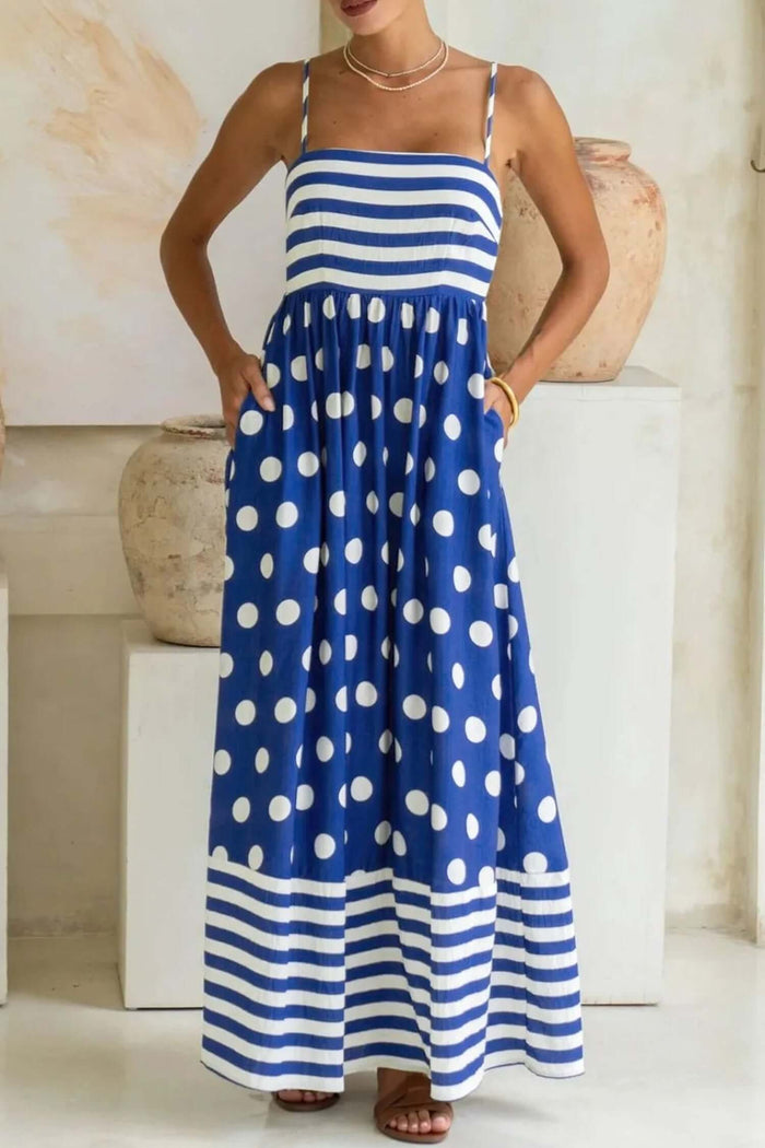 Polka Dot Maxi Dress