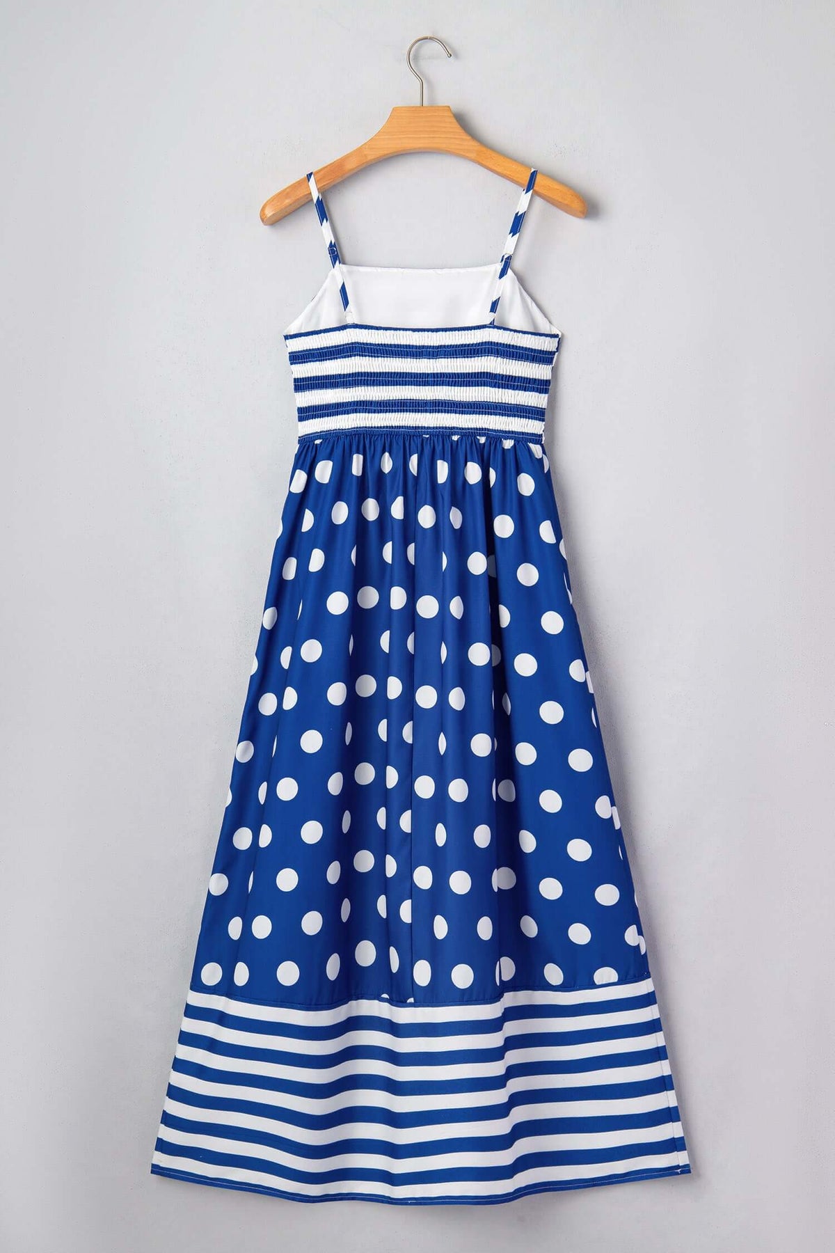 Polka Dot V-Neck Maxi