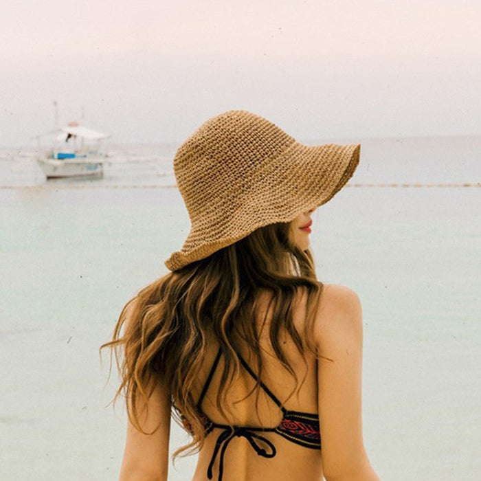 Raffia Straw Bucket Hat