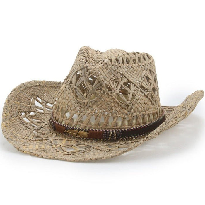 Red Straw Cowgirl Hat