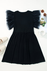 Relaxed Bohemian Black Babydoll Style