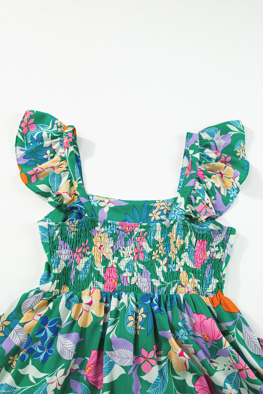 Relaxed Fit Bohemian Floral Dress