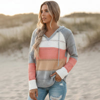 Relaxed fit bohemian knit top