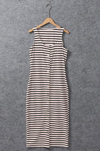 Relaxed fit bohemian long dress
