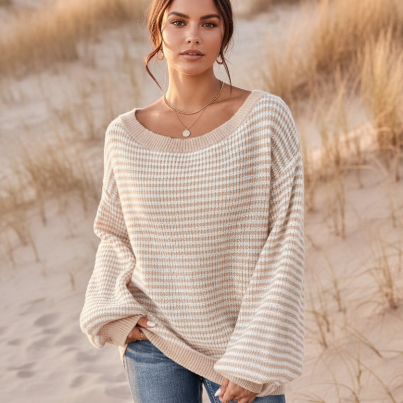 Relaxed Fit Bohemian Pullover