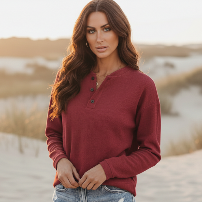 Relaxed fit boho blouse white
