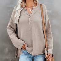 Relaxed fit boho knitwear