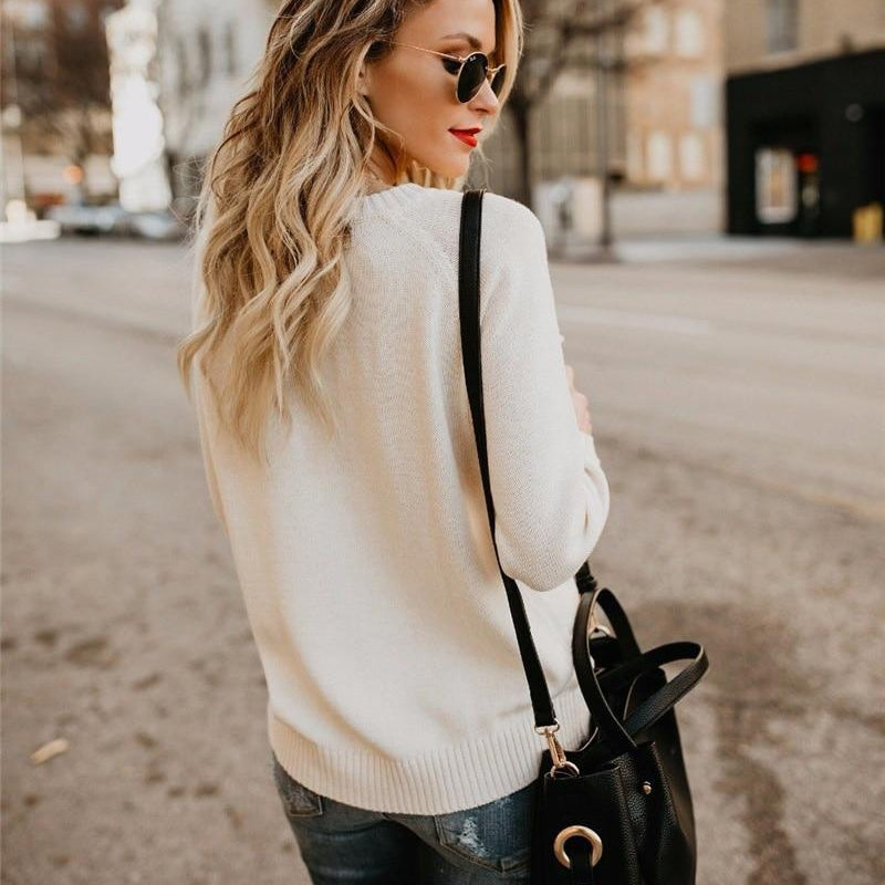 Relaxed Fit Boho Knitwear
