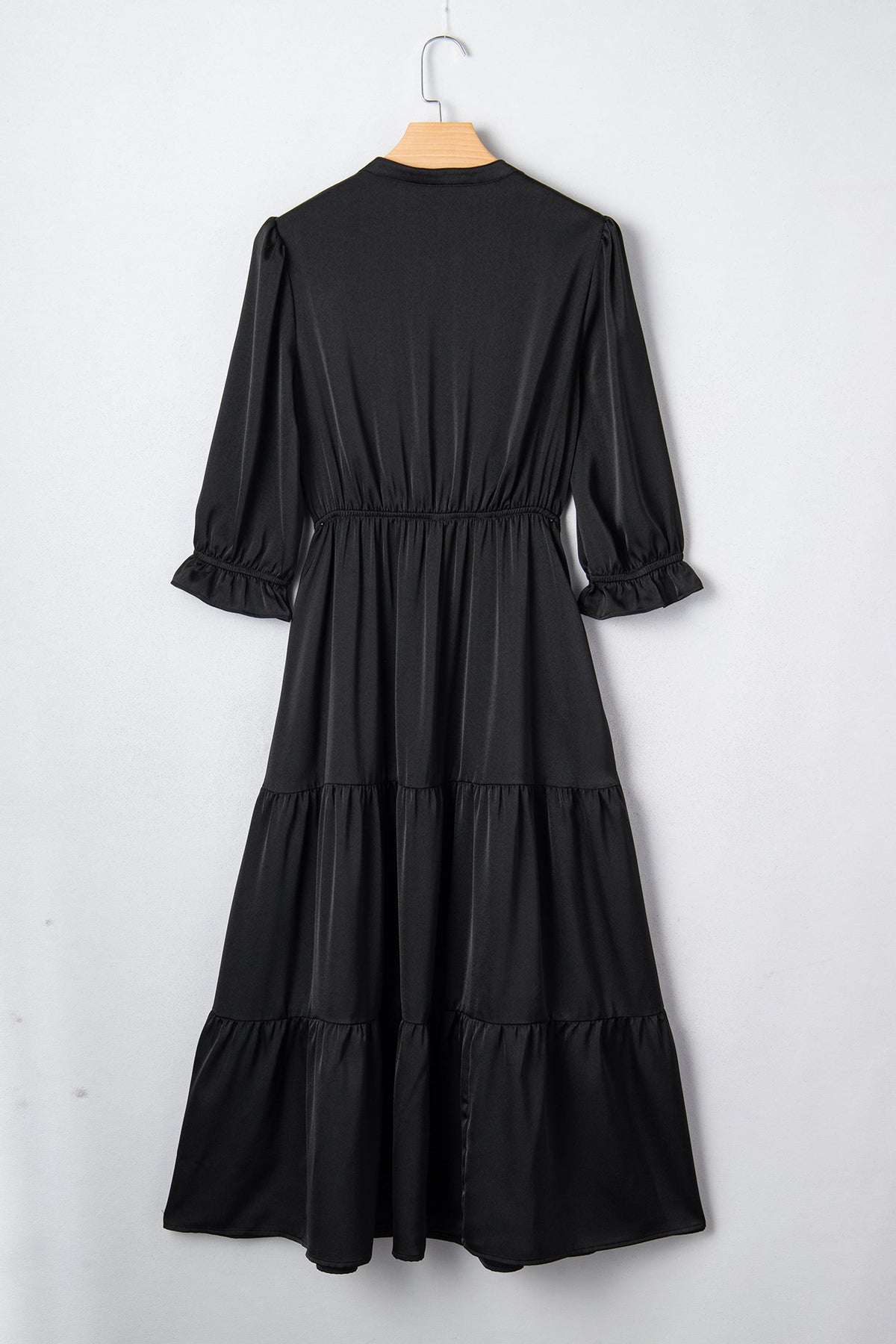 Relaxed fit tiered boho dress