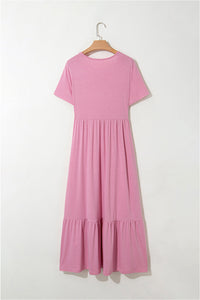 Relaxed fit women's maxi dress