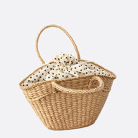 Boho Straw Beach Bag Tote