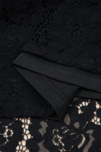 Sheer black beach coverup dress