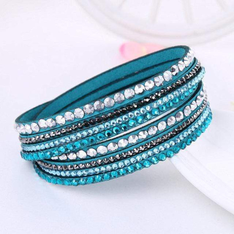 Silver filigree boho bangle
