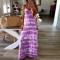 sleeveless boho maxi dress
