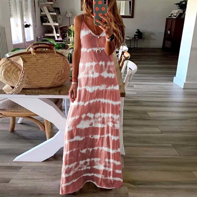sleeveless boho maxi dress 2