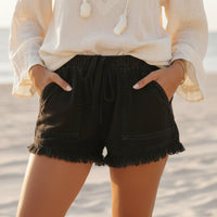 Slim Fit Blue Denim Shorts