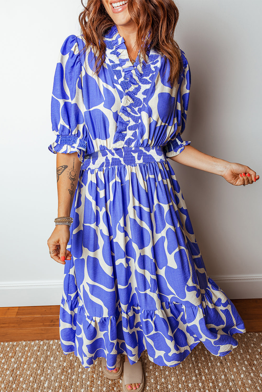 Smocked Maxi Dress