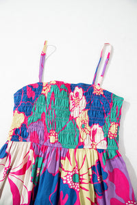 Spaghetti Träger Sommerkleid Rückansicht