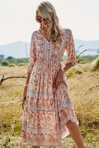 spring boho dress