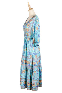  spring boho dress maxi1