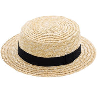 Straw Boat Hat
