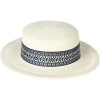 Straw Boater Hat Women