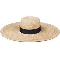 Straw Boater Hat