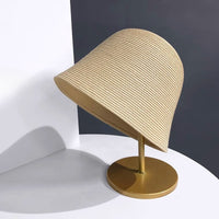 Straw Bucket Hat Brown