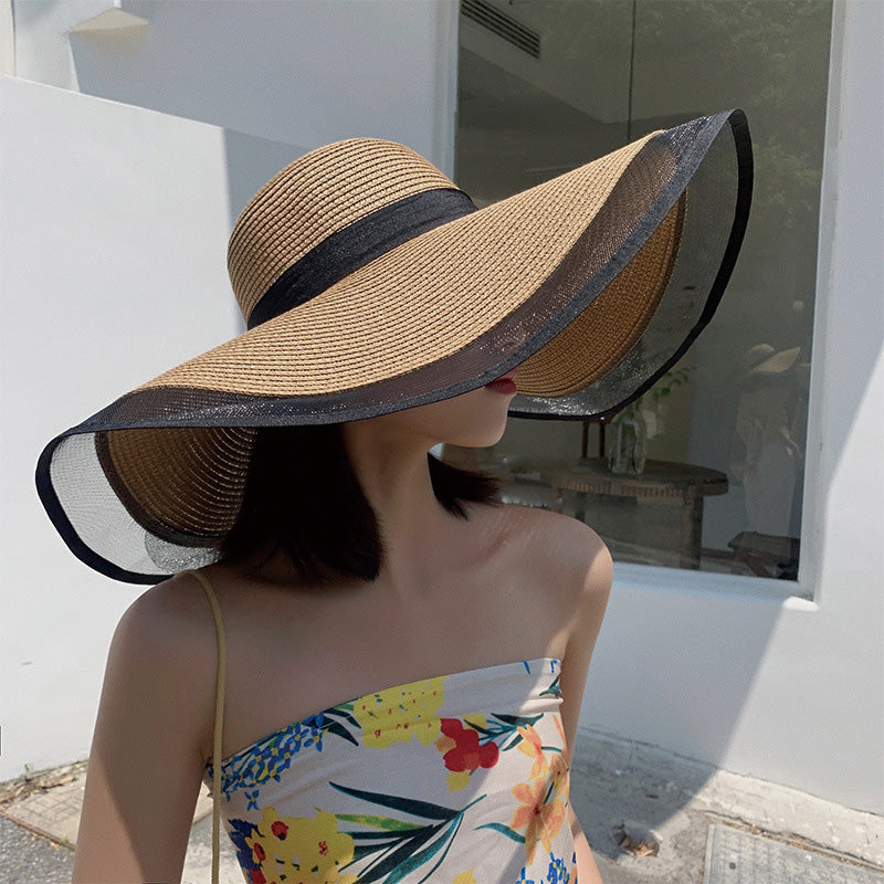 Straw Bucket Hat UV Protection