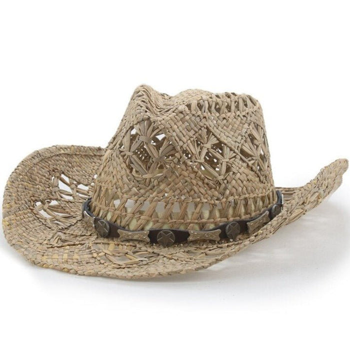Straw Cowgirl Hat Action