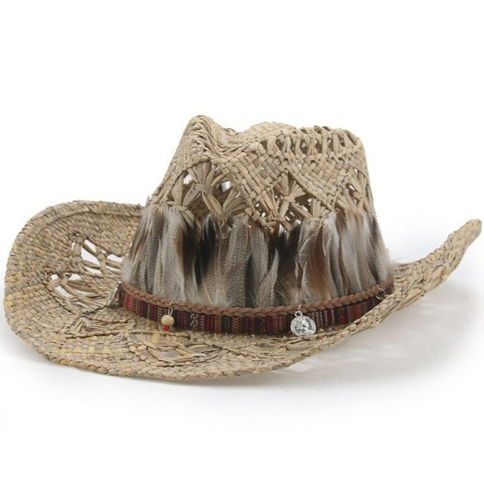 Straw Cowgirl Hat Chic Style