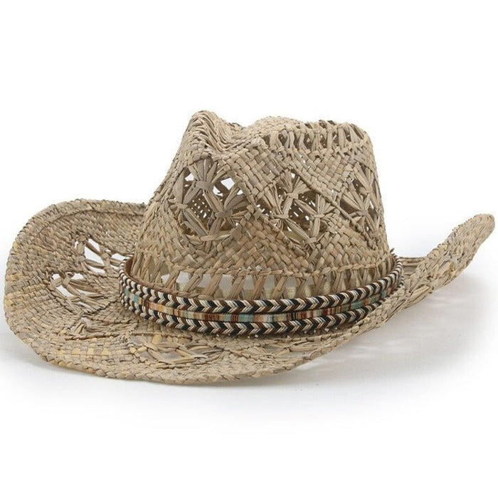Straw Cowgirl Hat Country Women