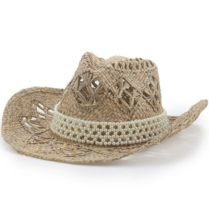 Straw Cowgirl Hat Premium