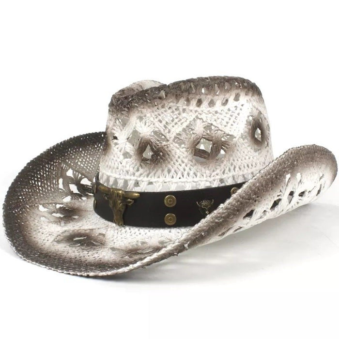 Straw Cowgirl Hat Unisex