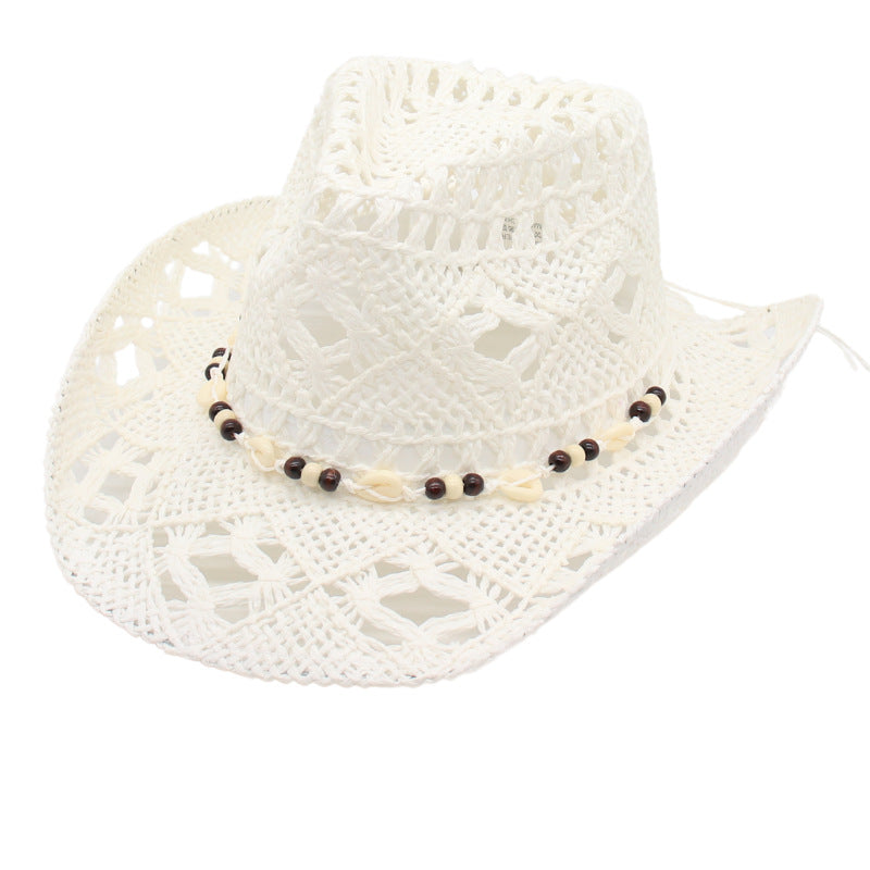 Straw Cowgirl Hats Cheap White